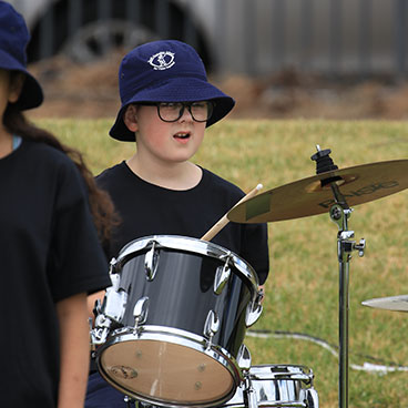 Music - Boy on drums